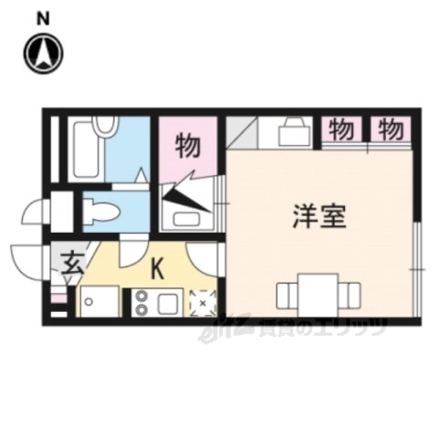 奈良県天理市指柳町 天理駅 1K アパート 賃貸物件詳細