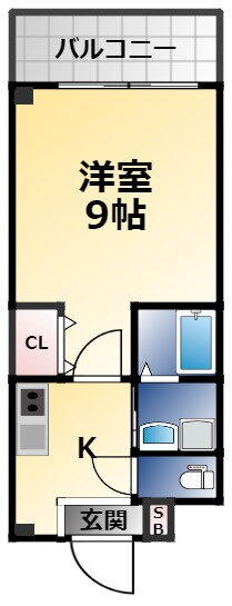 大阪府東大阪市柏田東町 長瀬駅 1K マンション 賃貸物件詳細