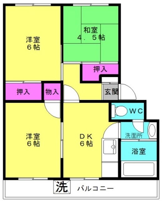 兵庫県加古郡播磨町北本荘１ 播磨町駅 3DK マンション 賃貸物件詳細