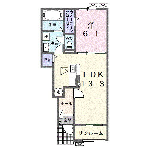 茨城県つくばみらい市小張 みらい平駅 1LDK アパート 賃貸物件詳細