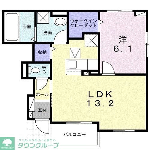 パティオ滝山 1階 1LDK 賃貸物件詳細