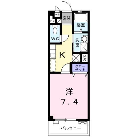 岡山県倉敷市福田町古新田 栄駅 1K アパート 賃貸物件詳細
