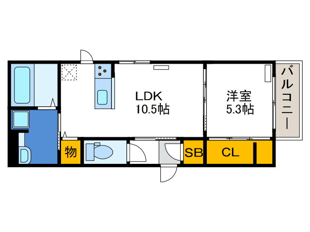 大阪府大阪市大正区泉尾３ 大正駅 1LDK アパート 賃貸物件詳細