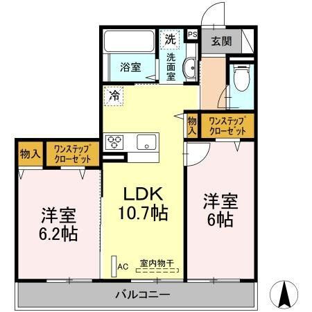神奈川県横浜市緑区長津田みなみ台５ 長津田駅 2LDK アパート 賃貸物件詳細