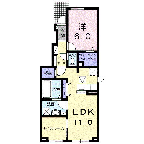 富山県富山市手屋３ 富山駅 1LDK アパート 賃貸物件詳細