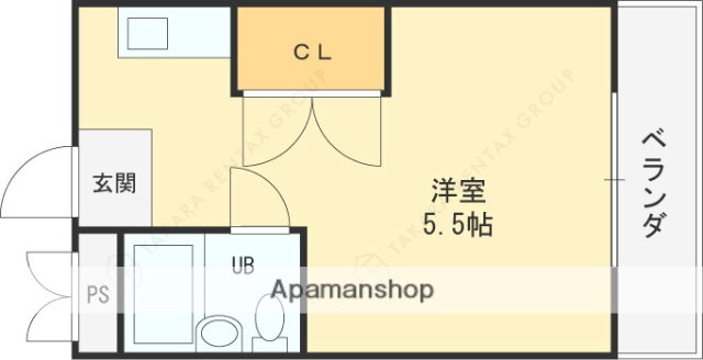 大阪府東大阪市御幸町 瓢箪山駅 ワンルーム マンション 賃貸物件詳細