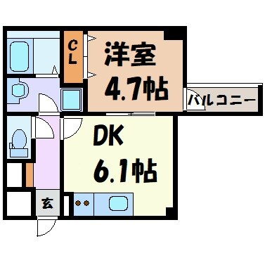 愛知県名古屋市中村区則武１ 亀島駅 1DK アパート 賃貸物件詳細