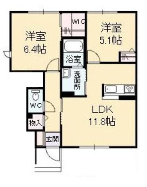 セゾンＭＫ 1階 2LDK 賃貸物件詳細