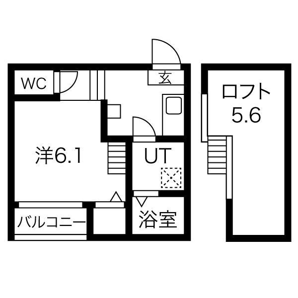 愛知県名古屋市西区市場木町 庄内緑地公園駅 1K アパート 賃貸物件詳細