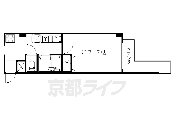 京都府京都市山科区椥辻東潰 椥辻駅 1K マンション 賃貸物件詳細