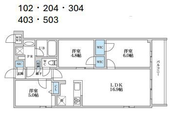 東京都杉並区宮前４ 富士見ヶ丘駅 3LDK マンション 賃貸物件詳細