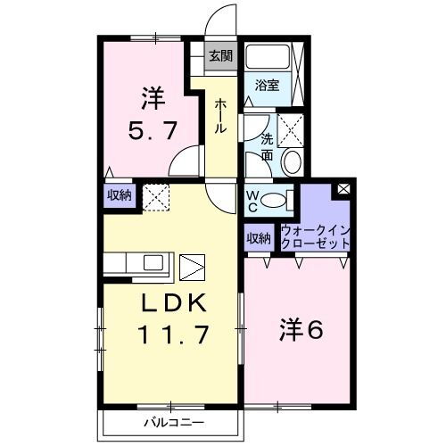 栃木県那須塩原市二区町 野崎駅 2LDK アパート 賃貸物件詳細