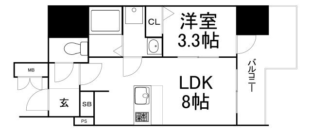 大阪府大阪市中央区瓦町１ 北浜駅 1LDK マンション 賃貸物件詳細