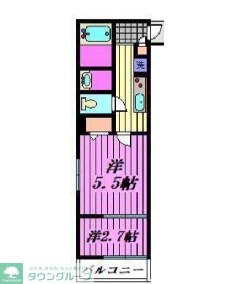 埼玉県所沢市上新井２ 西所沢駅 2K アパート 賃貸物件詳細