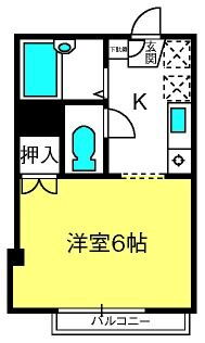 ボナール 3階 1K 賃貸物件詳細