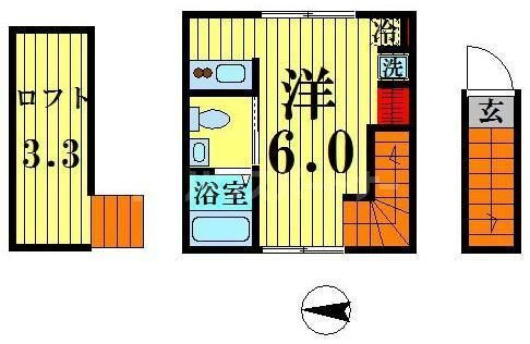 グランシャレー梅島　ＩＩ 1階 ワンルーム 賃貸物件詳細