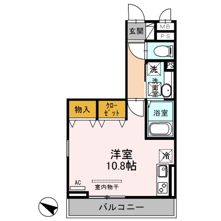 埼玉県上尾市柏座２ 上尾駅 ワンルーム アパート 賃貸物件詳細