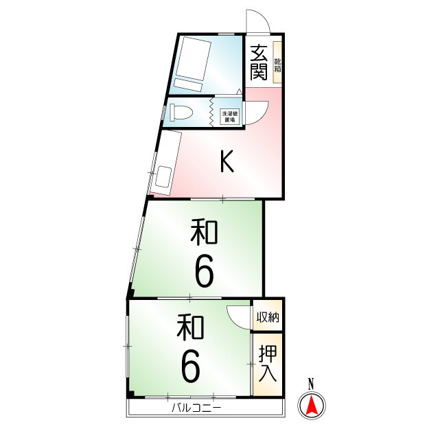 東京都足立区西新井本町５ 西新井駅 2K マンション 賃貸物件詳細