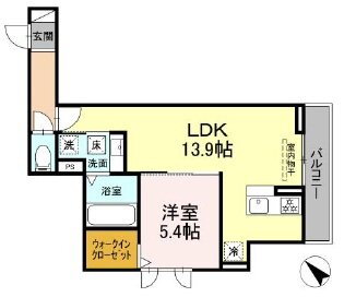 静岡県浜松市中央区三方原町 浜松駅 1LDK アパート 賃貸物件詳細