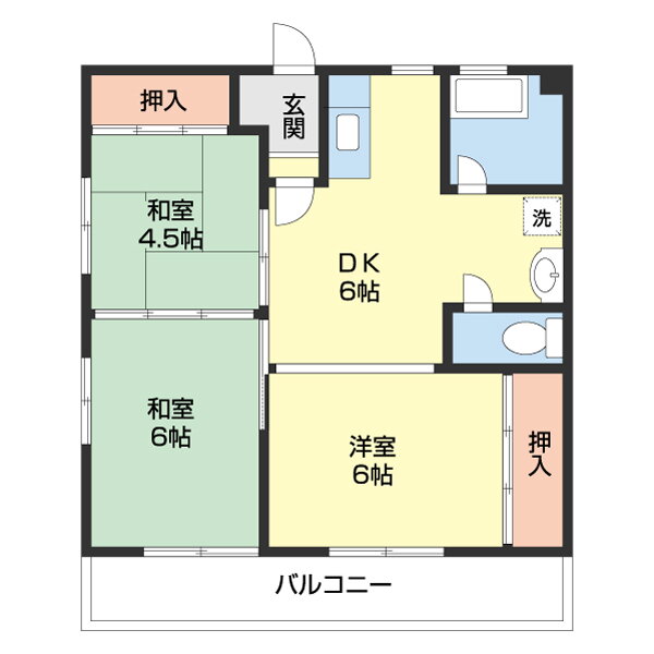 和歌山県和歌山市湊 和歌山市駅 3DK マンション 賃貸物件詳細