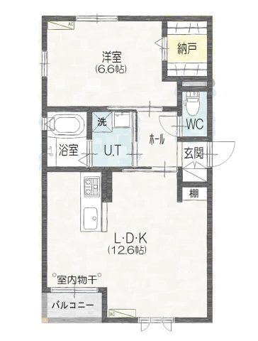 群馬県高崎市倉賀野町 倉賀野駅 1LDK アパート 賃貸物件詳細