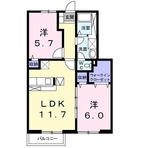 ラフィネＲＳＢ 1階 2LDK 賃貸物件詳細