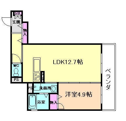 大阪府大阪市福島区野田３ 野田駅 1LDK マンション 賃貸物件詳細