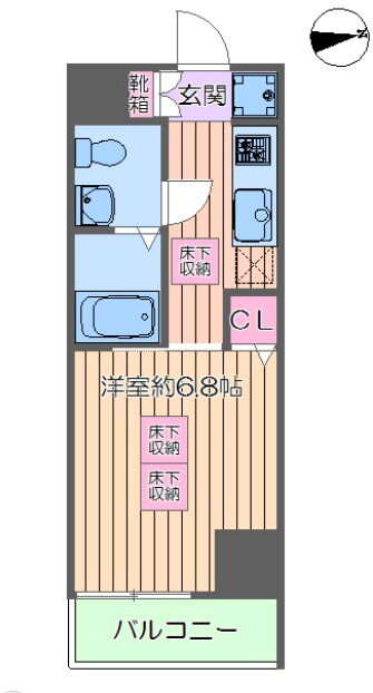 東京都品川区北品川２ 新馬場駅 1K マンション 賃貸物件詳細