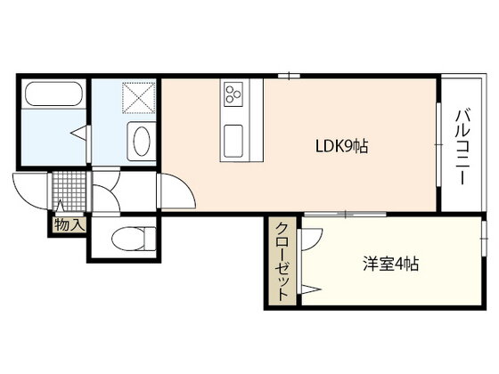 広島県広島市中区江波南１ 江波駅 1LDK アパート 賃貸物件詳細