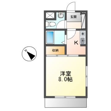第二高田マンション 1階 1K 賃貸物件詳細