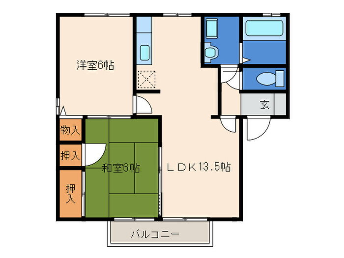 福岡県糸島市前原駅南３ 筑前前原駅 2LDK アパート 賃貸物件詳細
