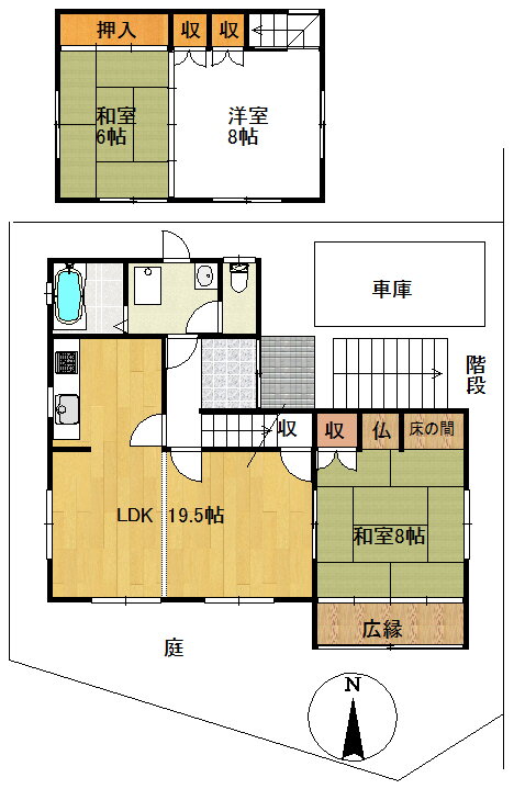 宝ケ丘借家 3LDK 賃貸物件詳細