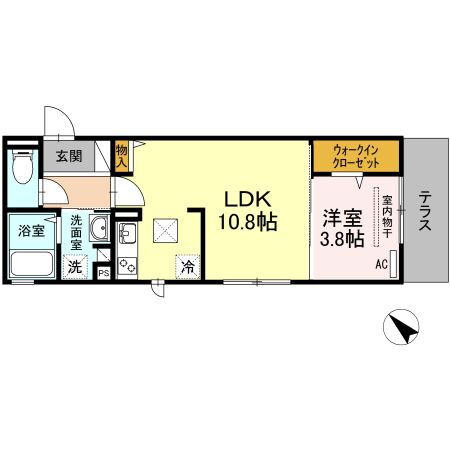 福岡県福岡市博多区吉塚３ 東比恵駅 1LDK アパート 賃貸物件詳細