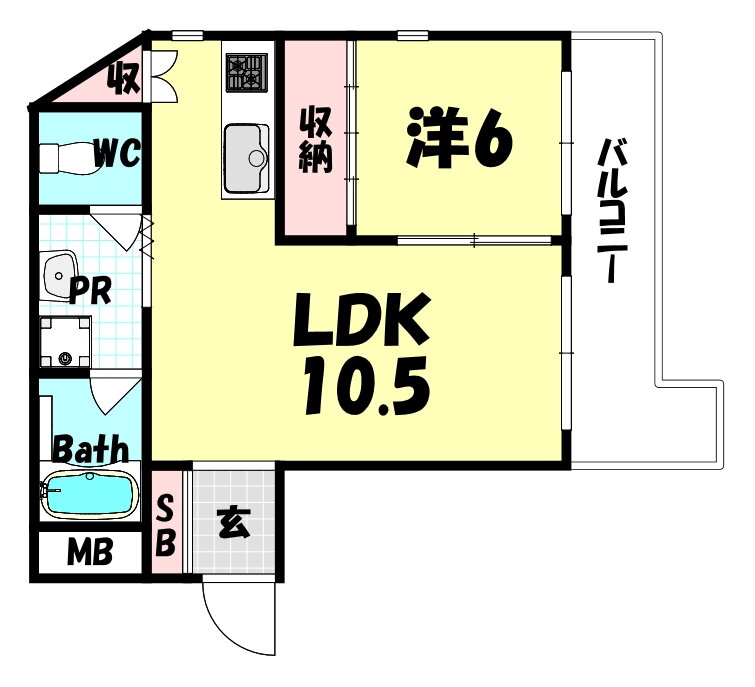 兵庫県神戸市中央区中山手通４ 元町駅 1LDK マンション 賃貸物件詳細