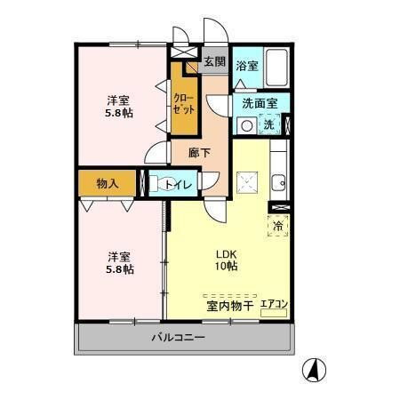 茨城県常陸太田市大平町 常陸太田駅 2LDK アパート 賃貸物件詳細