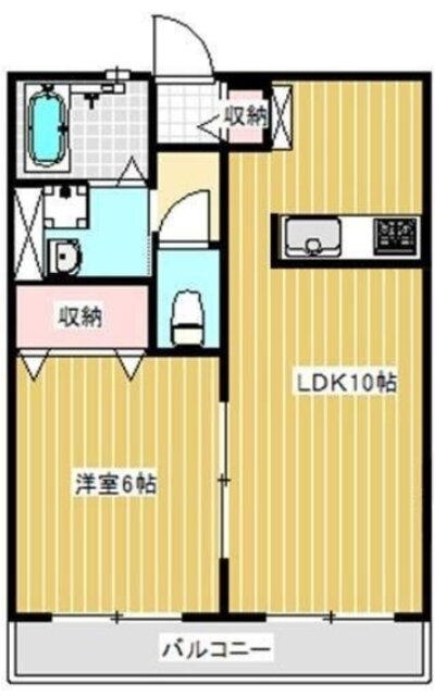 バニラージュ野崎 3階 1LDK 賃貸物件詳細