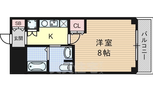 大阪府吹田市出口町 豊津駅 1K マンション 賃貸物件詳細
