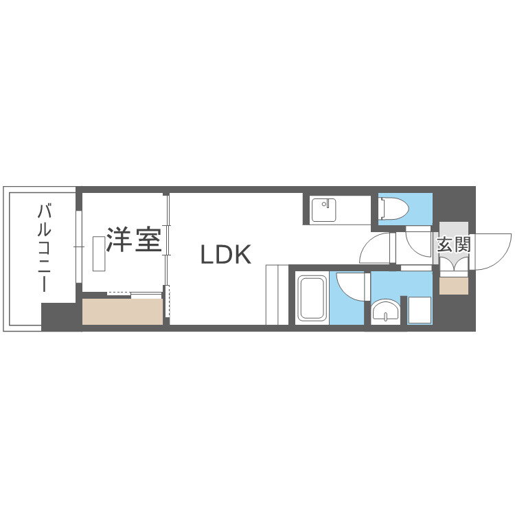 大阪府大阪市北区黒崎町 扇町駅 1LDK マンション 賃貸物件詳細