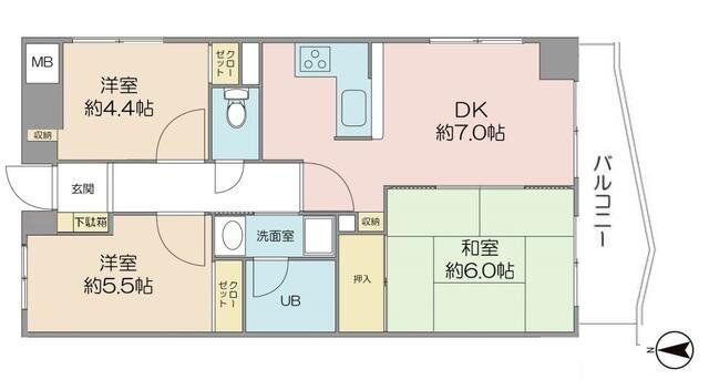 神奈川県川崎市中原区上小田中３ 武蔵新城駅 3DK マンション 賃貸物件詳細