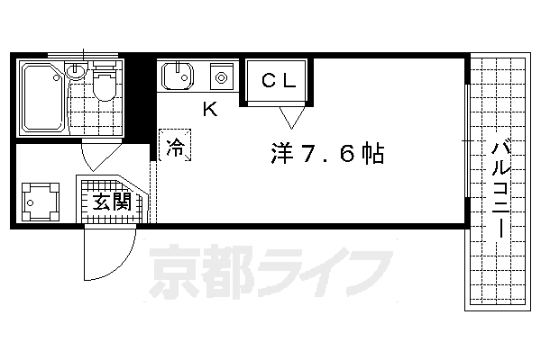 京都府京都市山科区御陵封ジ山町 御陵駅 1K マンション 賃貸物件詳細