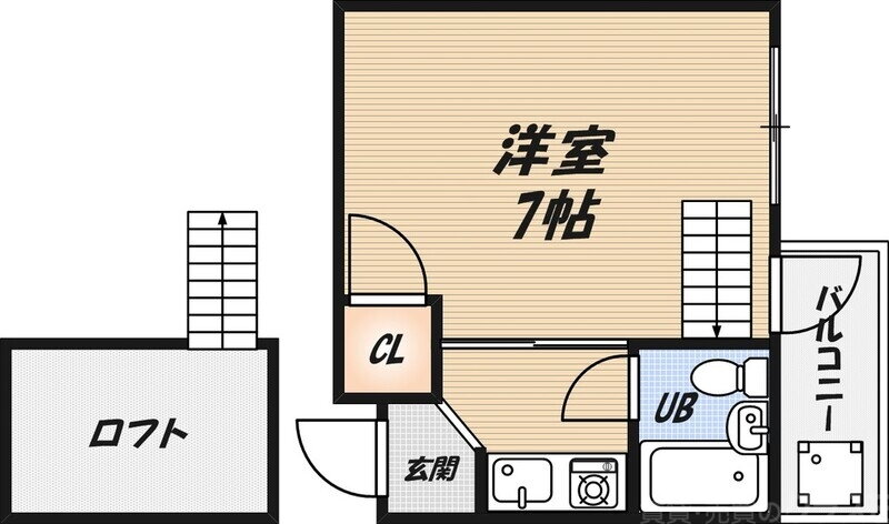 大阪府高槻市真上町２ 高槻駅 1K マンション 賃貸物件詳細
