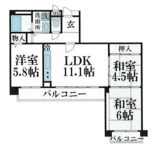 兵庫県姫路市西二階町 姫路駅 3LDK マンション 賃貸物件詳細