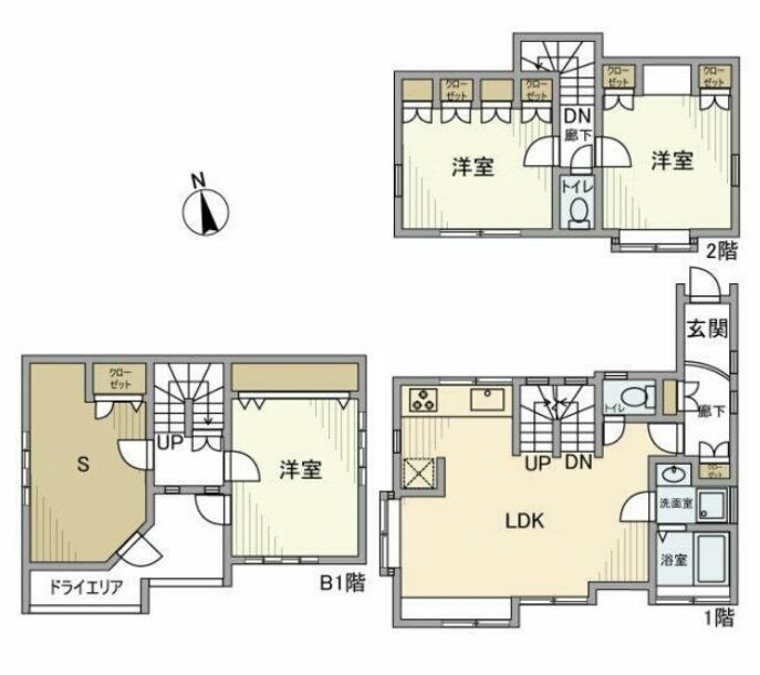 東京都目黒区柿の木坂１ 都立大学駅 3SLDK 一戸建て 賃貸物件詳細