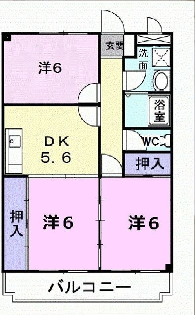 愛知県春日井市出川町３ 高蔵寺駅 3DK マンション 賃貸物件詳細