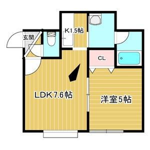 北海道札幌市豊平区福住一条３ 福住駅 1LDK アパート 賃貸物件詳細