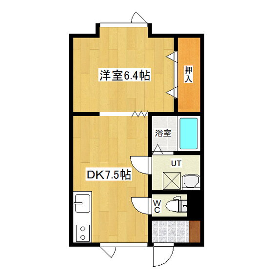 北海道北見市東陵町 柏陽駅 1DK アパート 賃貸物件詳細