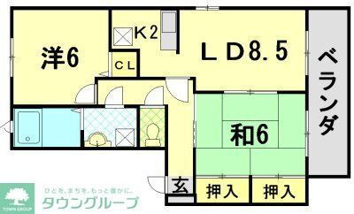 千葉県松戸市樋野口 松戸駅 2DK アパート 賃貸物件詳細