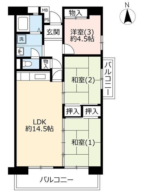 埼玉県入間市向陽台１ 入間市駅 3LDK マンション 賃貸物件詳細