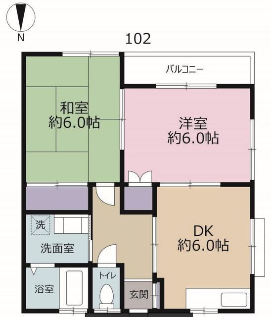 神奈川県横浜市港北区新吉田東７ 新羽駅 2DK アパート 賃貸物件詳細