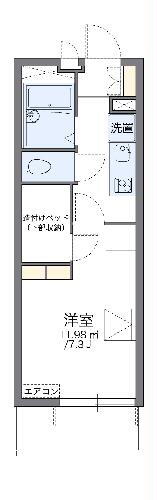 レオパレスオリビアンＡ 2階 1K 賃貸物件詳細